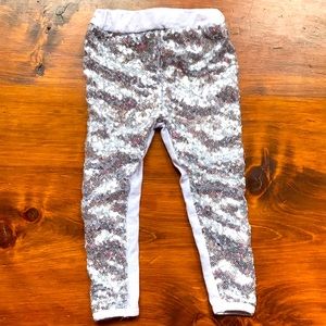 Silver Sequin pants